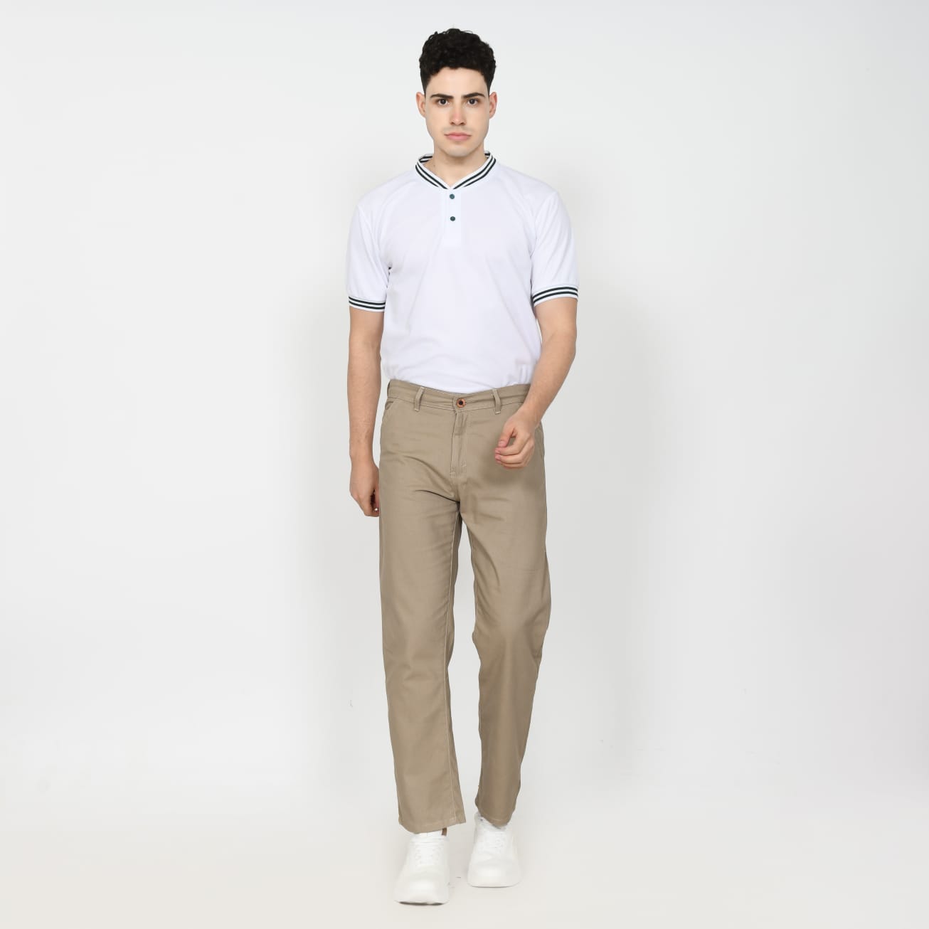 Panjang Casual Welt pocket
